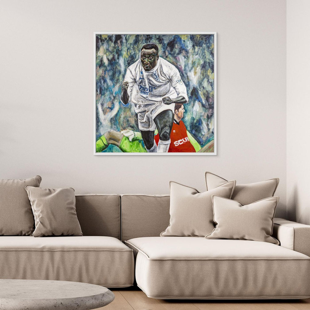 Tony Yeboah - Framed Canvas Print