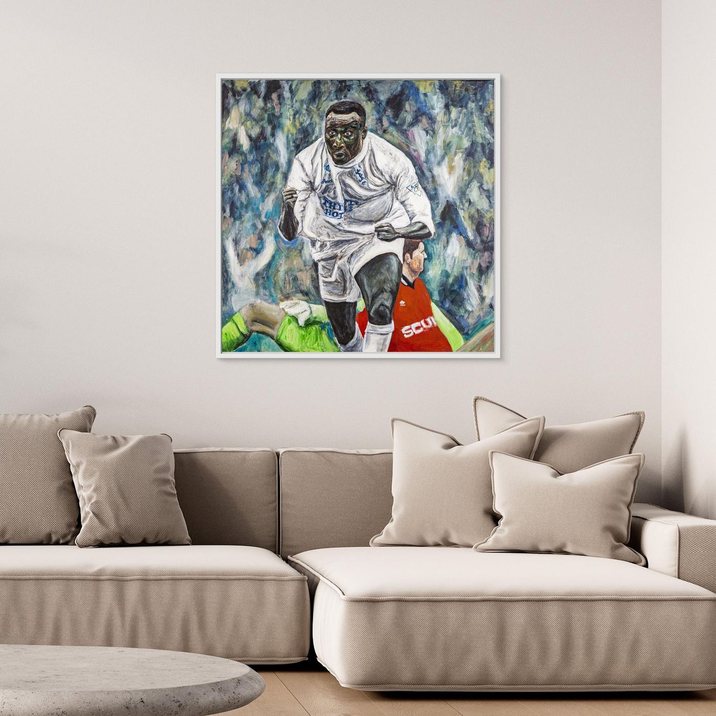 Tony Yeboah - Framed Canvas Print
