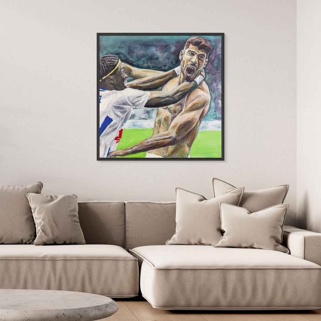 Champions Again (olé olé) - Framed Canvas Print