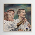 In the San Siro - Framed Canvas Print