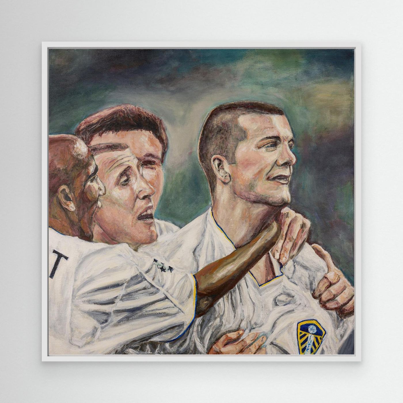 In the San Siro - Framed Canvas Print