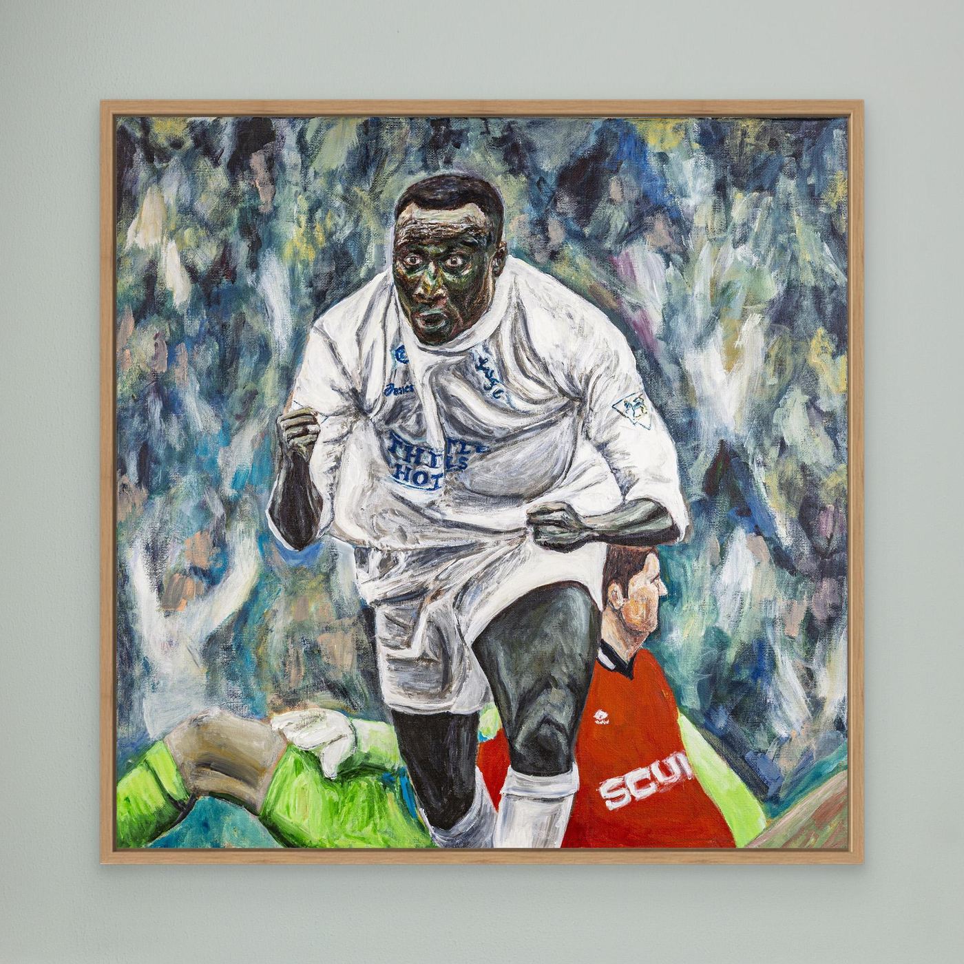 Tony Yeboah - Framed Canvas Print