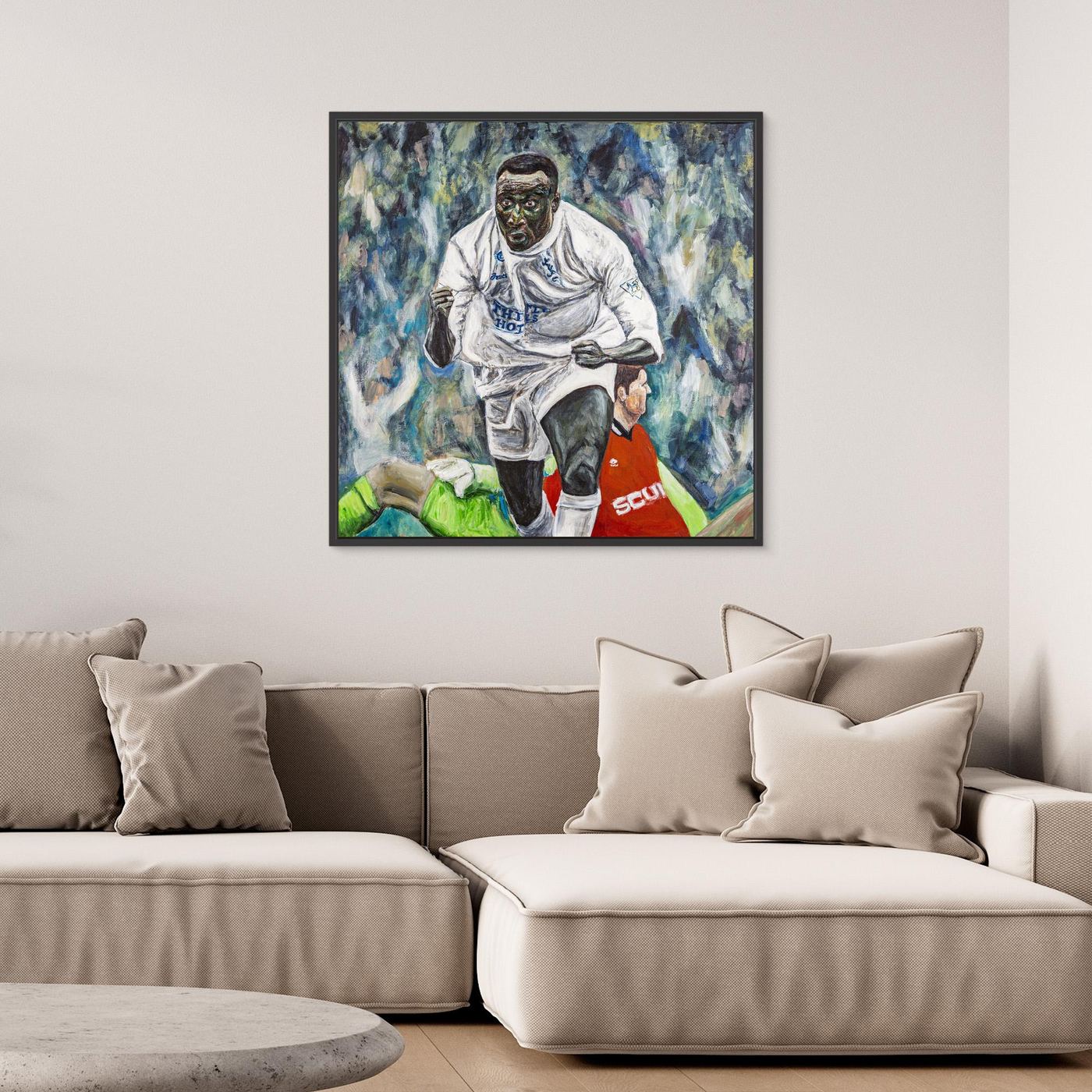 Tony Yeboah - Framed Canvas Print