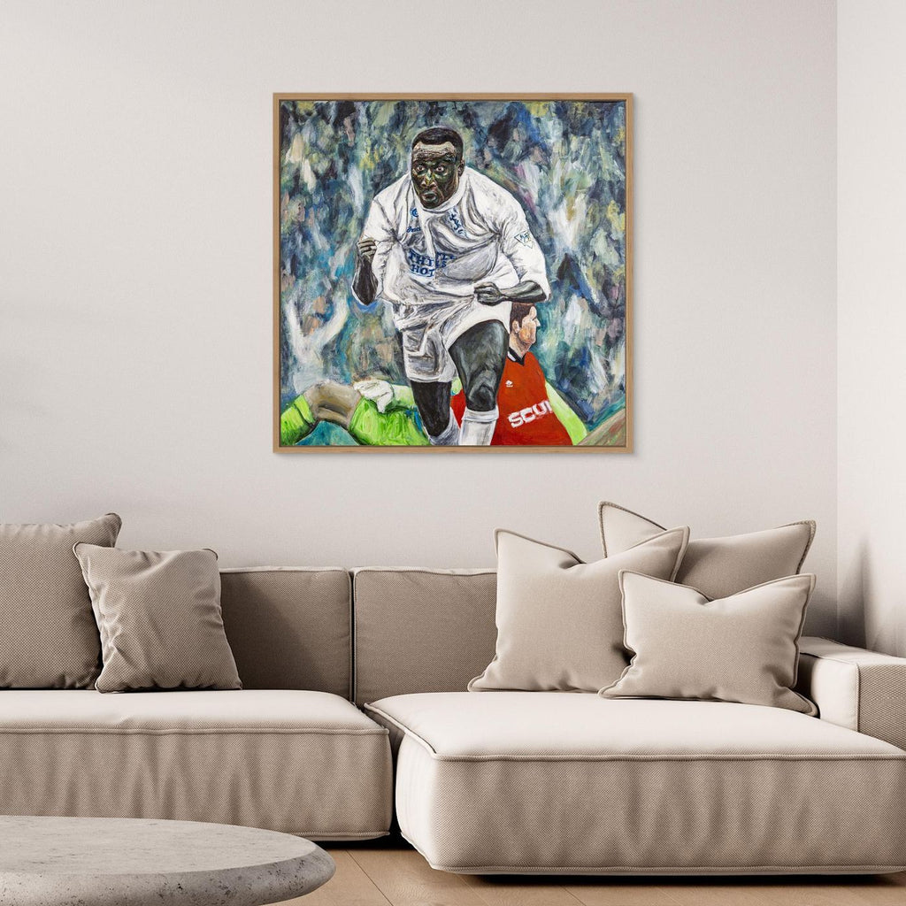 Tony Yeboah - Framed Canvas Print