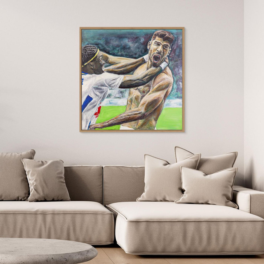 Champions Again (olé olé) - Framed Canvas Print