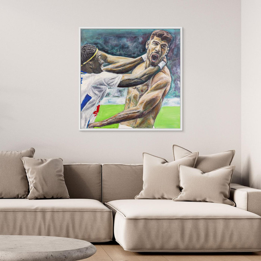 Champions Again (olé olé) - Framed Canvas Print