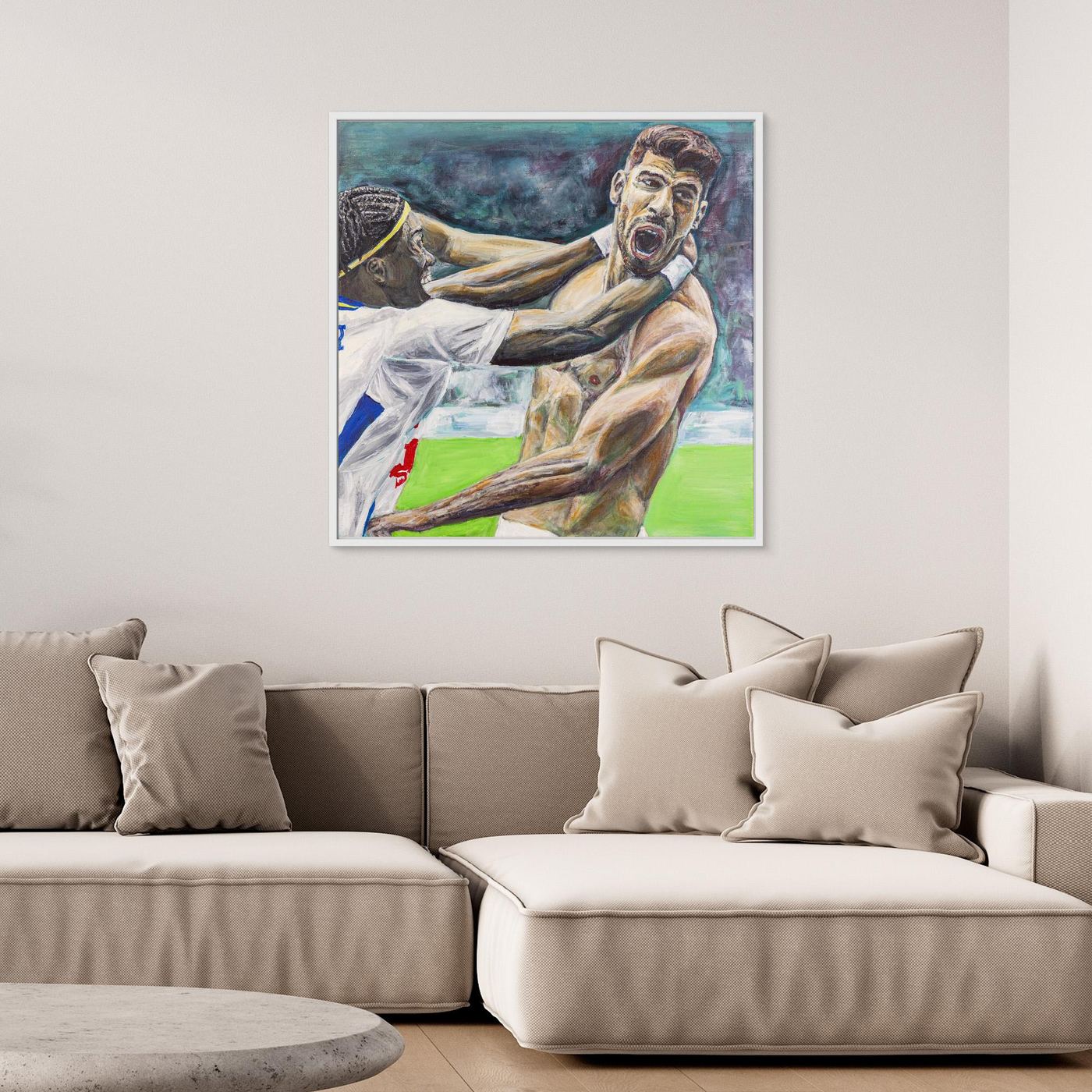 Champions Again (olé olé) - Framed Canvas Print