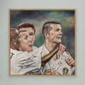 In the San Siro - Framed Canvas Print