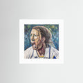 Leeds United artwork inspired by Luciano Becchio and Elland Road atmosphere. Football fine art print celebrating Leeds United supporter culture, iconic players and emotional matchday moments. Leeds United wall art for football fans and sports art